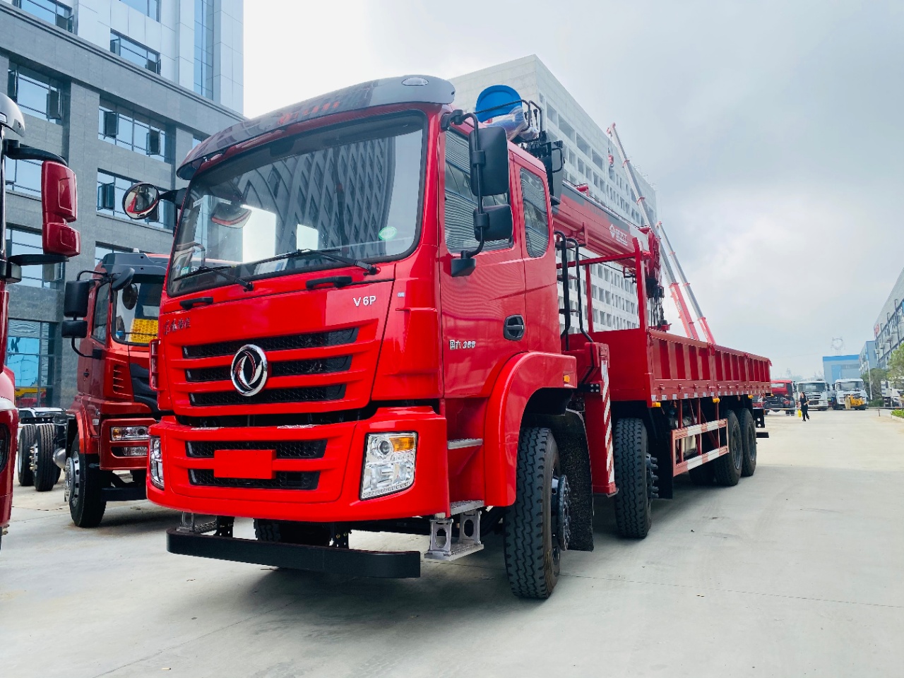 國六東風(fēng)錦程V6前四后八新飛工14噸五節(jié)臂吊機隨車吊