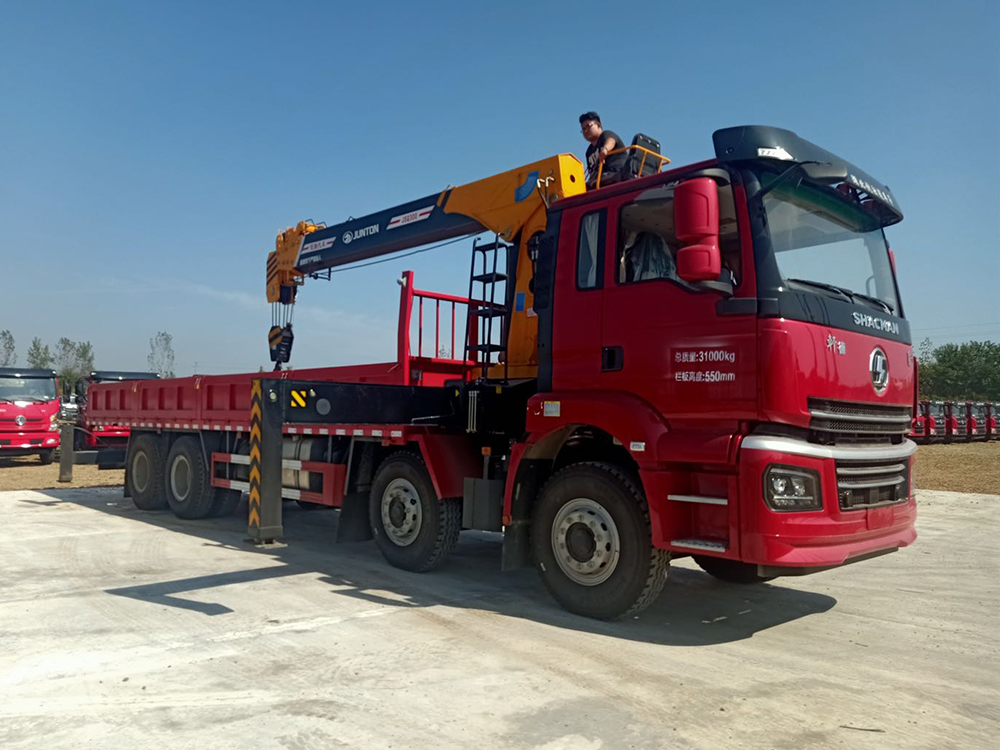 陜汽軒德翼3前四后八駿通12噸5節(jié)臂隨車(chē)吊